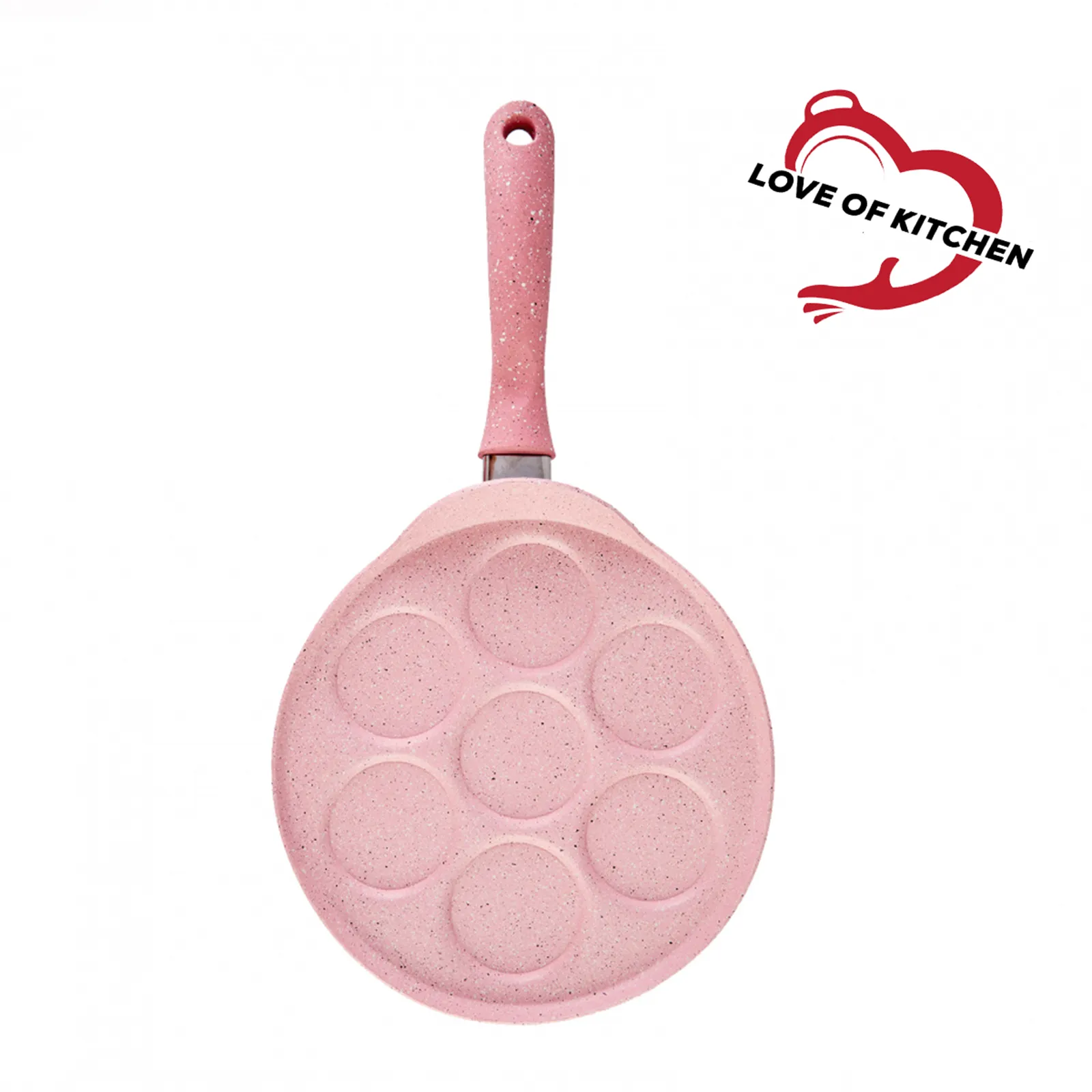 Karaca Love of Kitchen Biogranit Pancakes Bratpfanne Pink – Bild 2