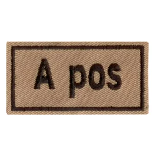 Abzeichen Bloodpatch A pos