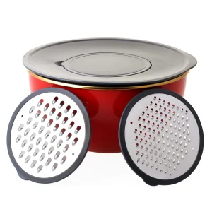 Karaca Troy Reibeschläger Set Rot