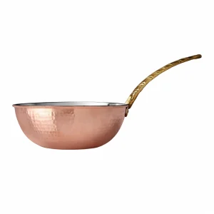 Karaca Alacahoyuk Kupfer Wok Pfanne 24 cm
