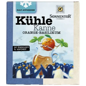 Kühle Kanne Orange-Basilikum Tee Bio 40g Sonnentor