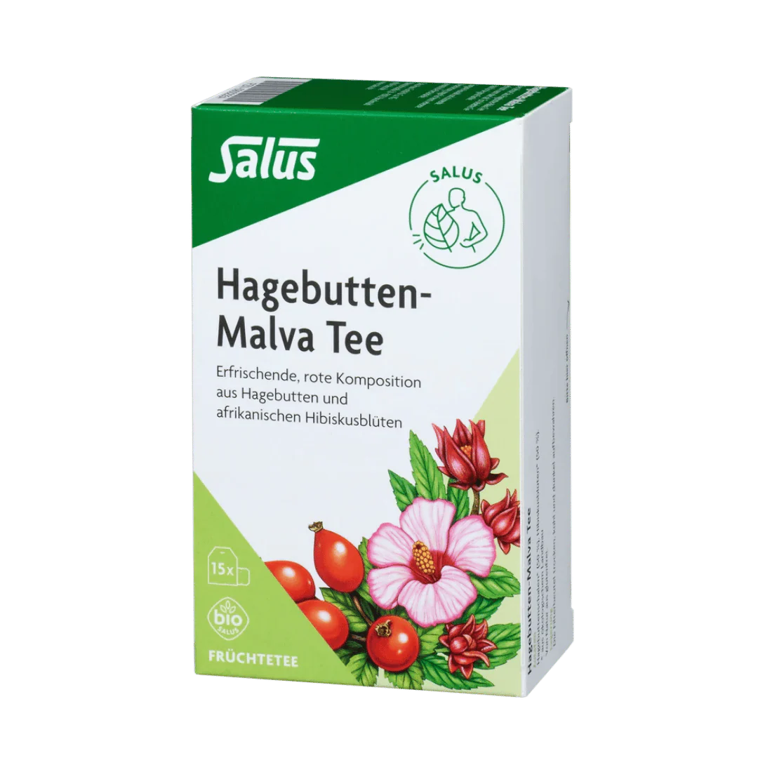 Hagebutten-Malva Tee Bio 15 Filterbeutel, 45g Salus – Bild 2