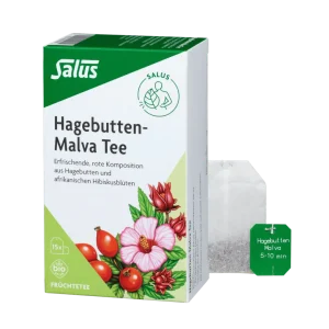 Hagebutten-Malva Tee Bio 15 Filterbeutel, 45g Salus