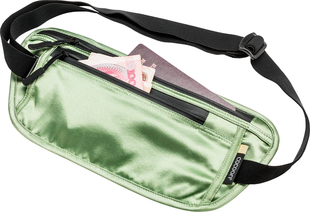 Cocoon Silk Secret Waist Wallet light green – Bild 2