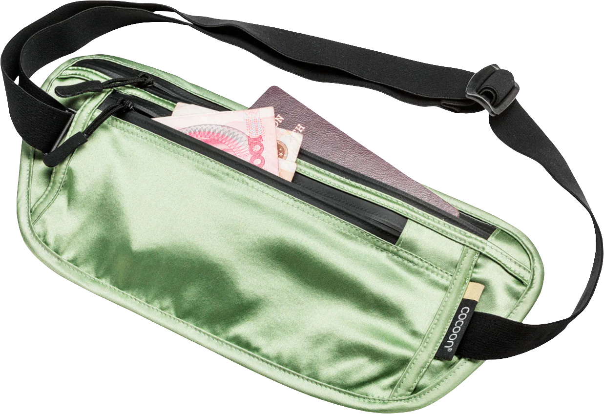Cocoon Silk Secret Waist Wallet light green – Bild 3