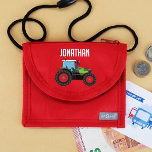 Brustbeutel - Traktor - mit Namensaufdruck