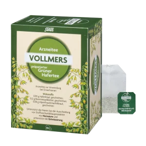 Vollmers präparierter Grüner Hafertee 40 Filterbeutel Salus