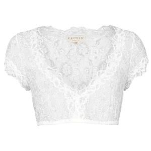 Dirndlbluse aus Spitze kurz